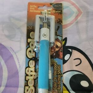 Blue Selfie Pole for Better Shots